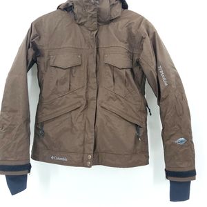 Columbia titanium omni tech ski snow coat small